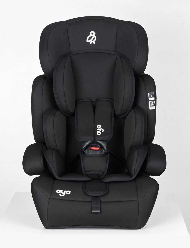 Aya Comfort Group 1/2/3 Car Seat - Midnight Black