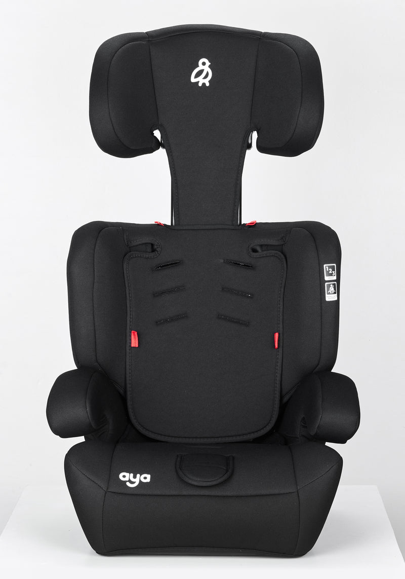 Aya Comfort Group 1/2/3 Car Seat - Midnight Black