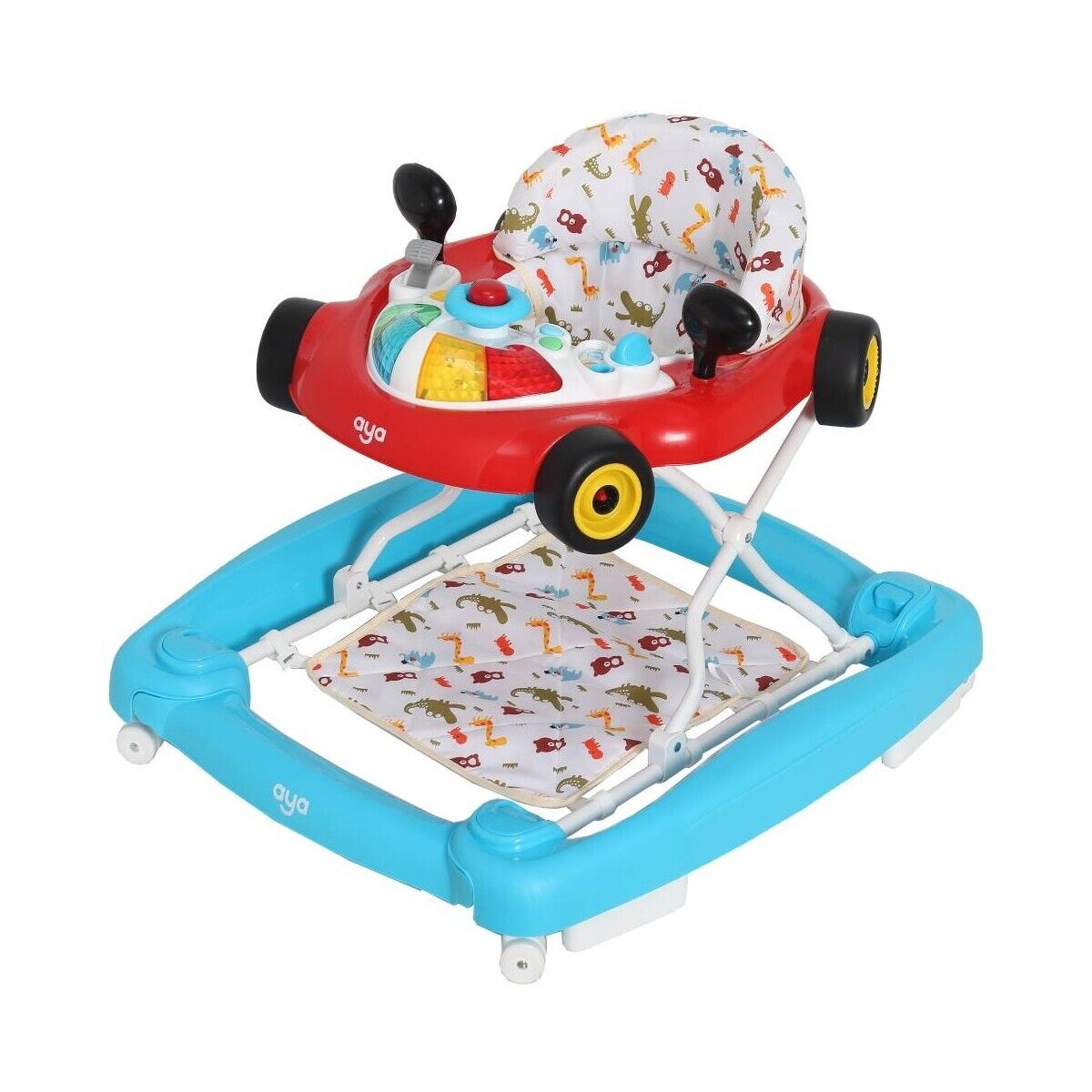 Aya 2 in 1 Racer Walker - Colourful Safari