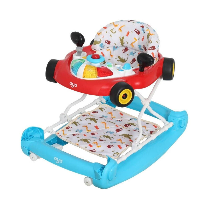 Aya 2 in 1 Racer Walker - Colourful Safari
