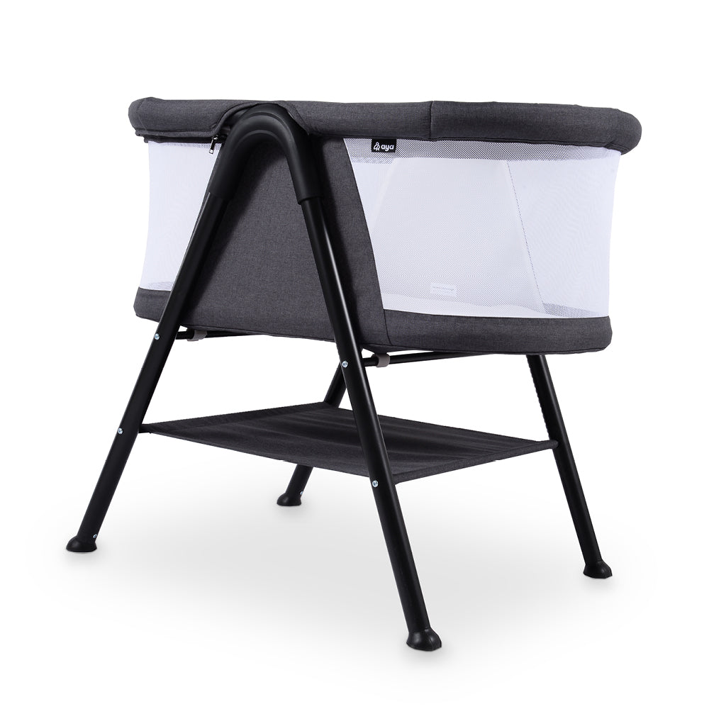 Aya EasyDream Crib - Black/Graphite