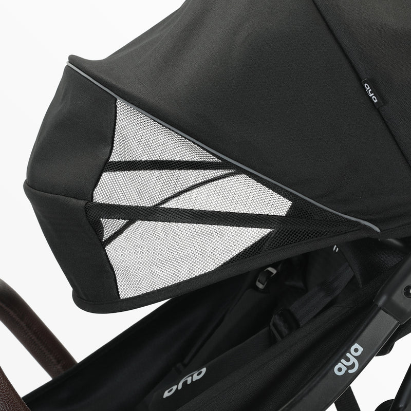 Aya Easyfold Stroller - Midnight Black