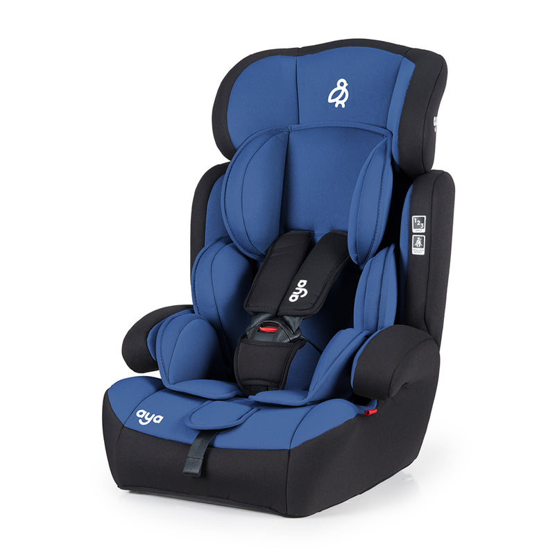 Aya Comfort Group 1/2/3 Car Seat - Navy Blue