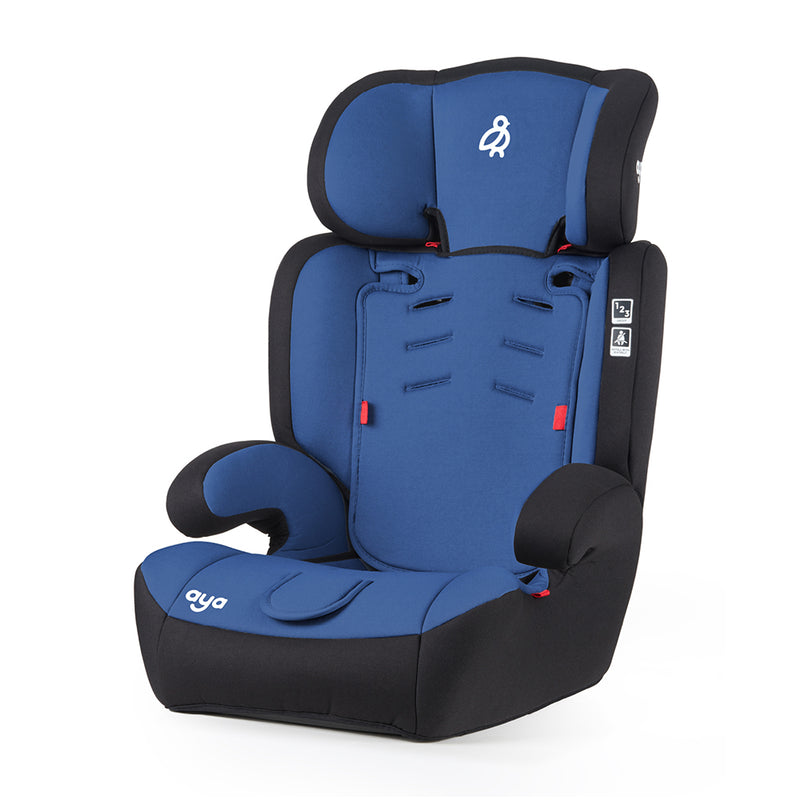 Aya Comfort Group 1/2/3 Car Seat - Navy Blue