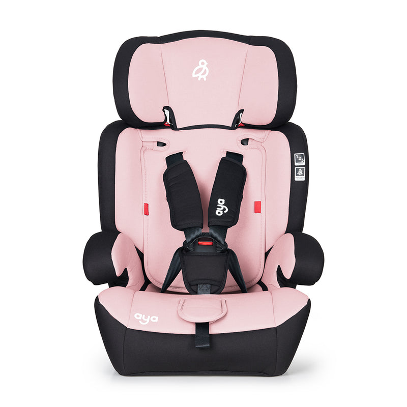 Aya Comfort Group 1/2/3 Car Seat - Dusty Pink