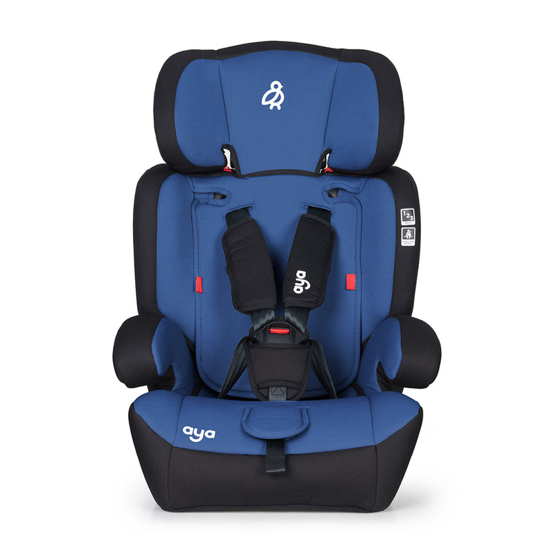 Aya Comfort Group 1/2/3 Car Seat - Navy Blue