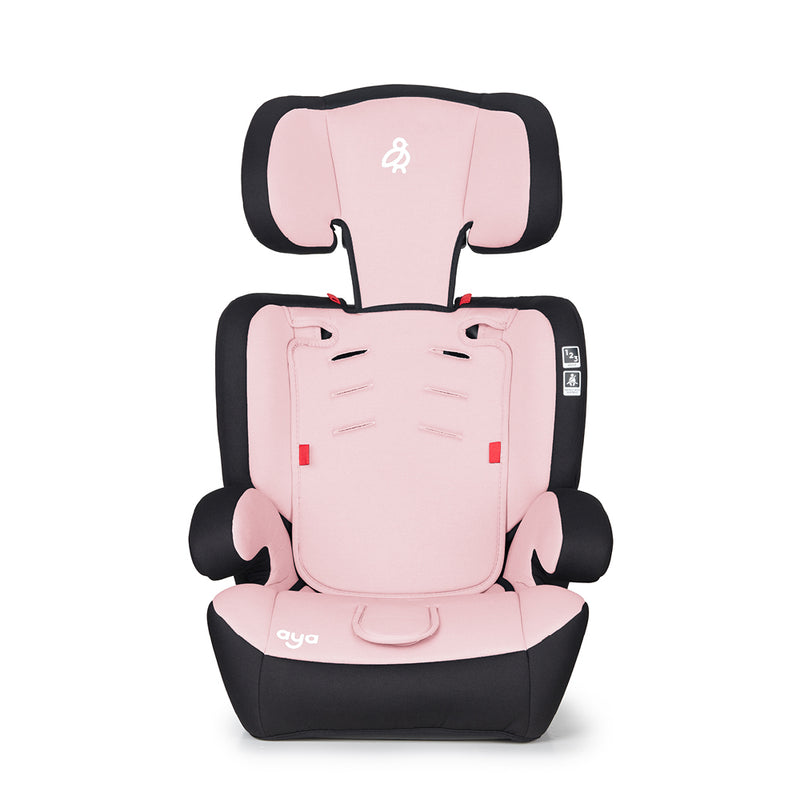 Aya Comfort Group 1/2/3 Car Seat - Dusty Pink