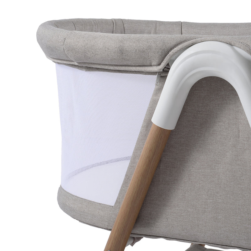 Aya EasyDream Crib - Wood/Stone Grey
