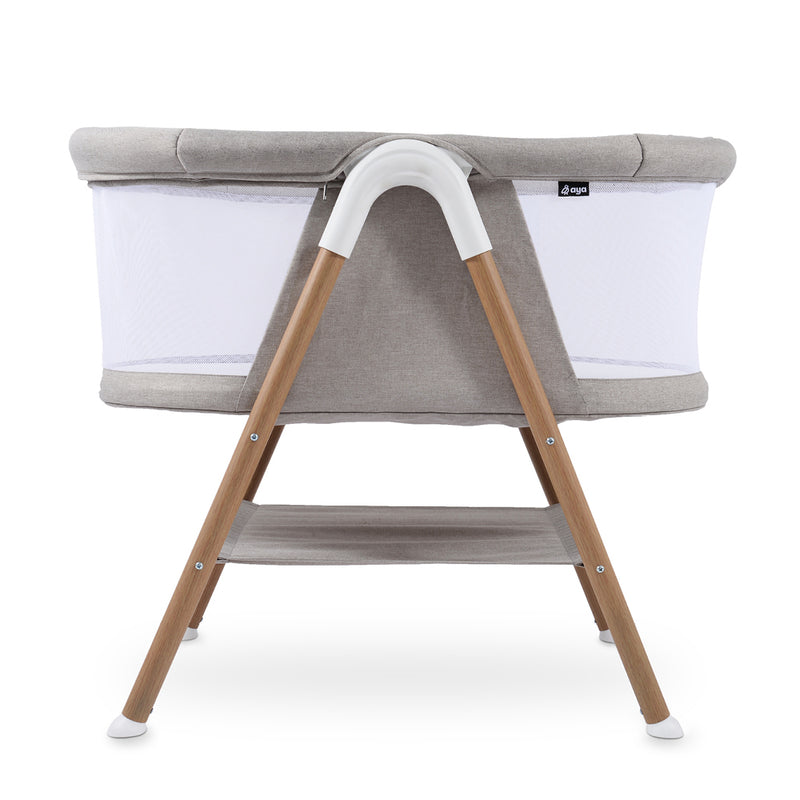 Aya EasyDream Crib - Wood/Stone Grey