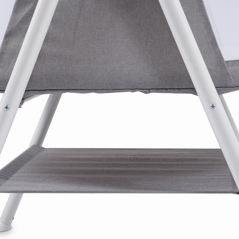 Aya EasyDream Crib - White/Stone Grey