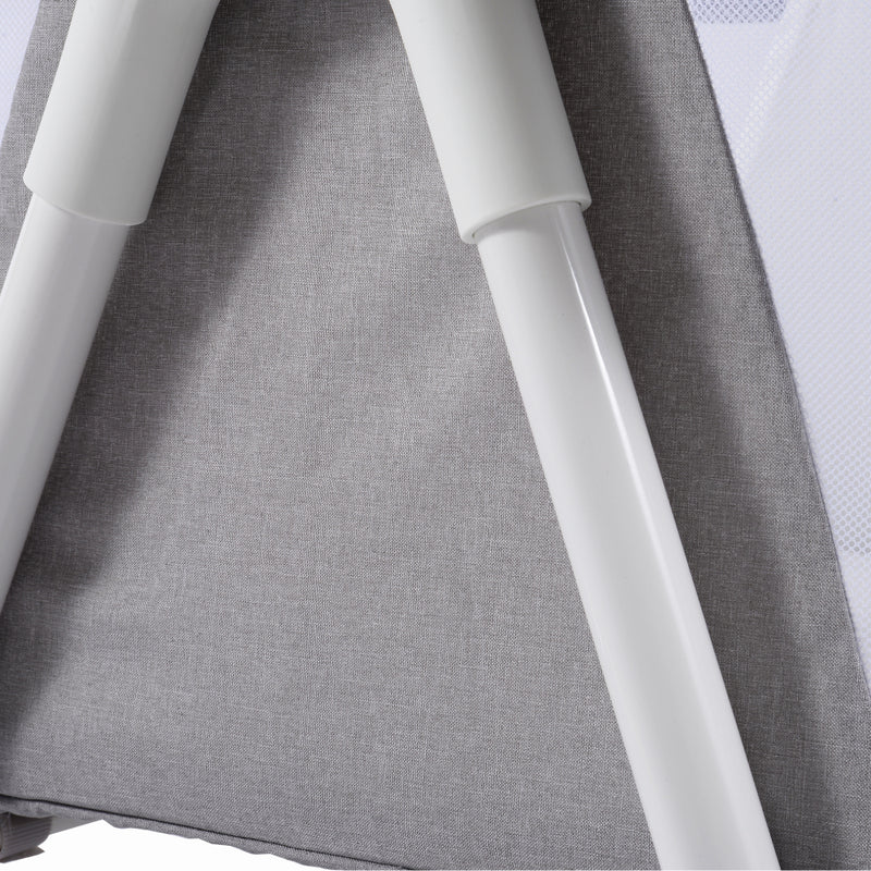 Aya EasyDream Crib - White/Stone Grey