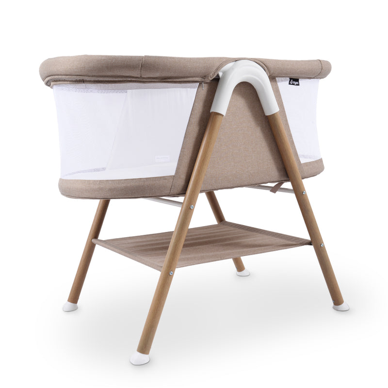 Aya EasyDream Crib - Wood/Sandstone