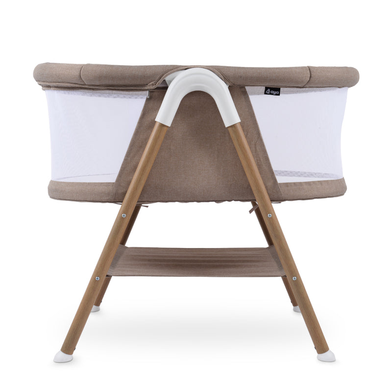 Aya EasyDream Crib - Wood/Sandstone