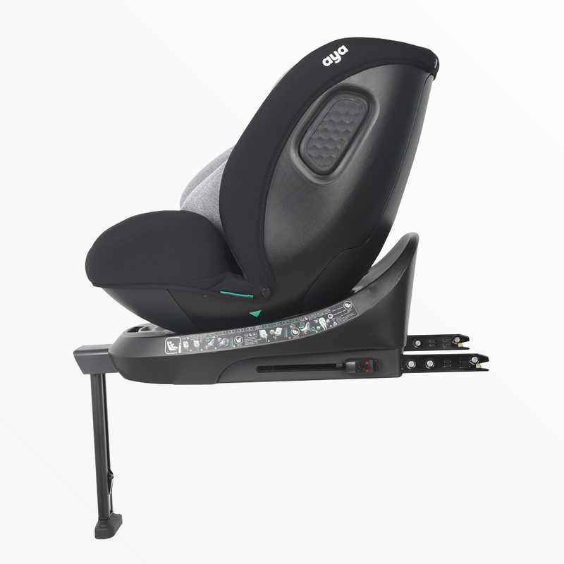 Aya EasySpin2 360 i-Size All Stage Car Seat (Pack of 2) - Pebble