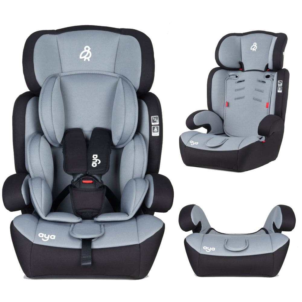 Aya Comfort Group 1/2/3 Car Seat - Stone Grey