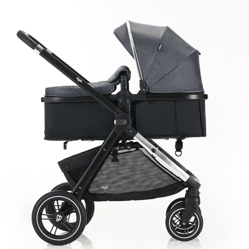 Aya EasyMoov 3 in 1 Pushchair - Stone Grey