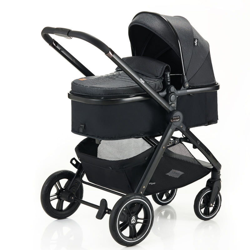 Aya EasyMoov 3 in 1 Pushchair - Midnight Black