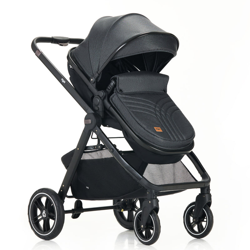 Aya EasyMoov 3 in 1 Pushchair - Midnight Black