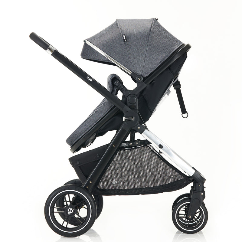 Aya EasyMoov 3 in 1 Pushchair - Stone Grey