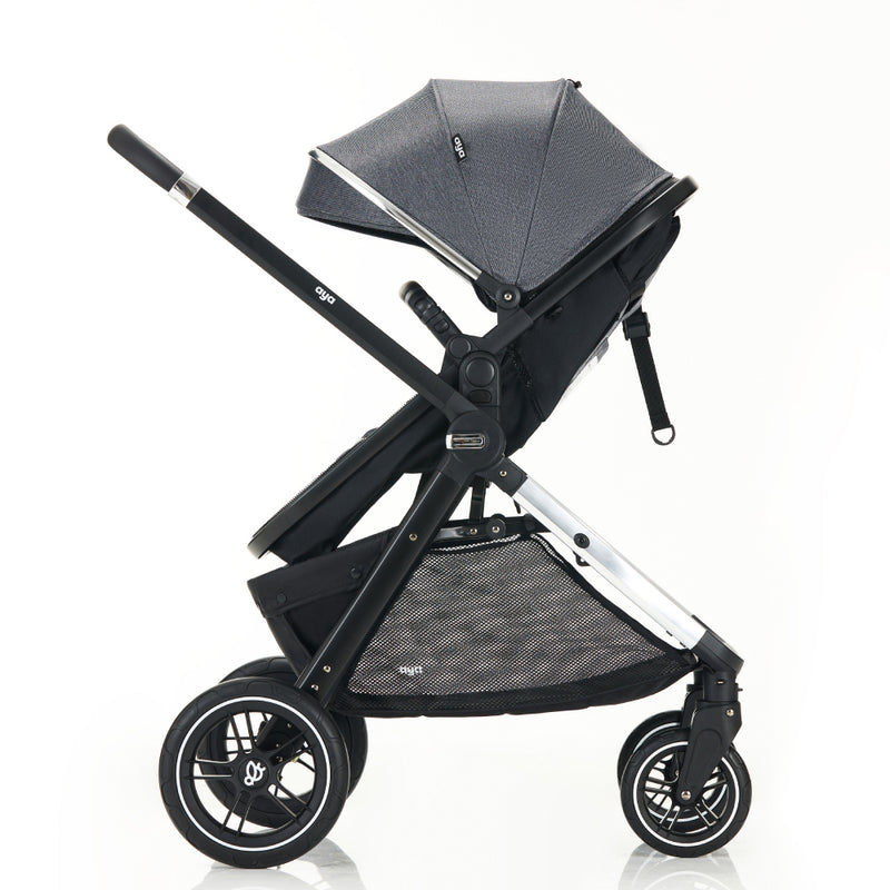 Aya EasyMoov 3 in 1 Pushchair - Stone Grey