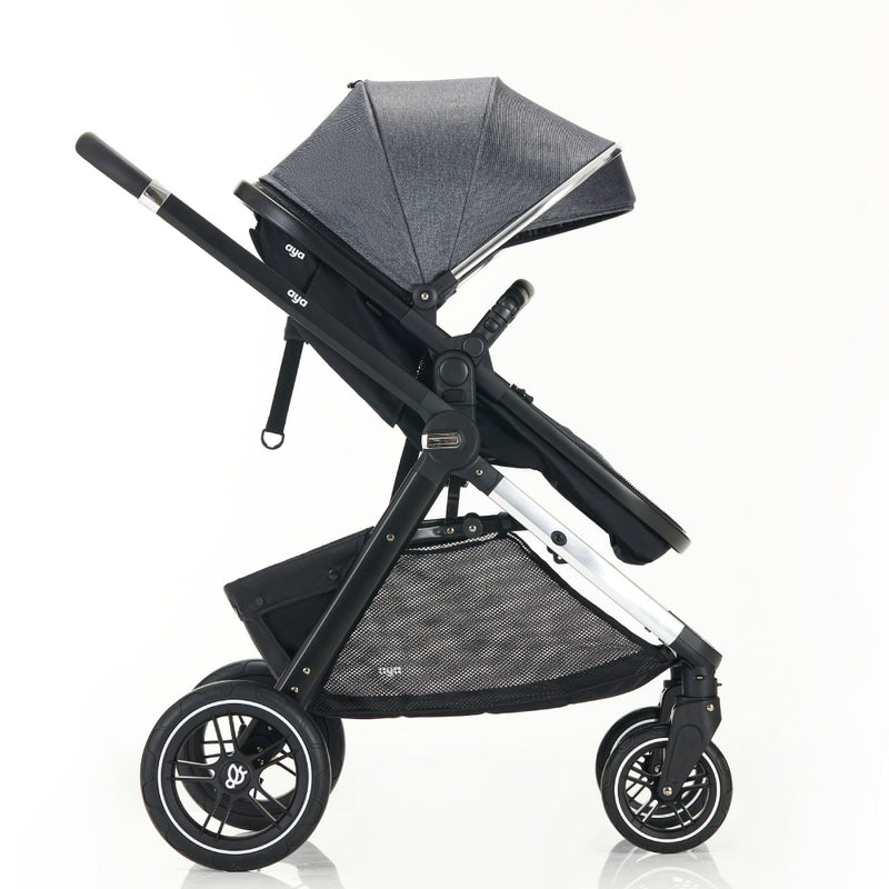 Aya EasyMoov 3 in 1 Pushchair - Stone Grey
