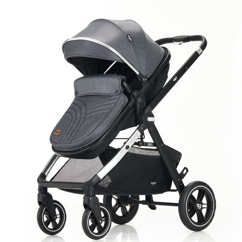Aya EasyMoov 3 in 1 Pushchair - Stone Grey