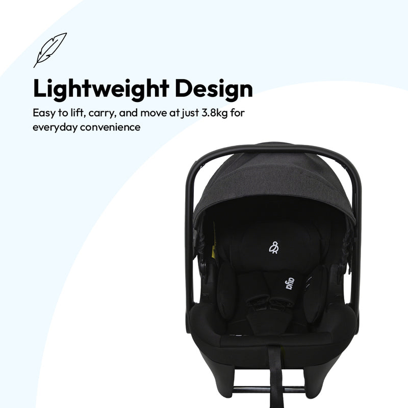 Aya Easygo Group 0+ Infant Carrier - Midnight Black