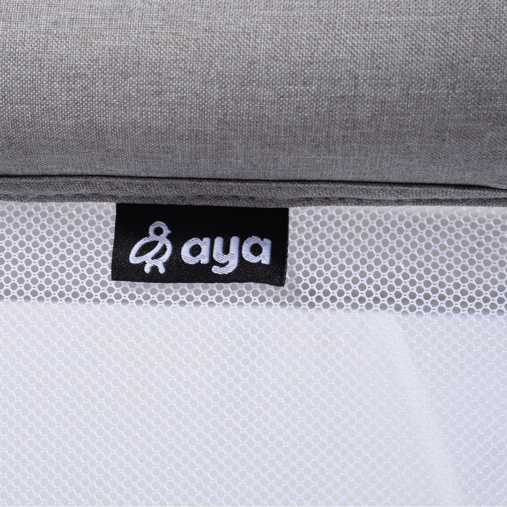 Aya Mastercard Aya EasyDream Crib - White/Stone Grey – Ayababy